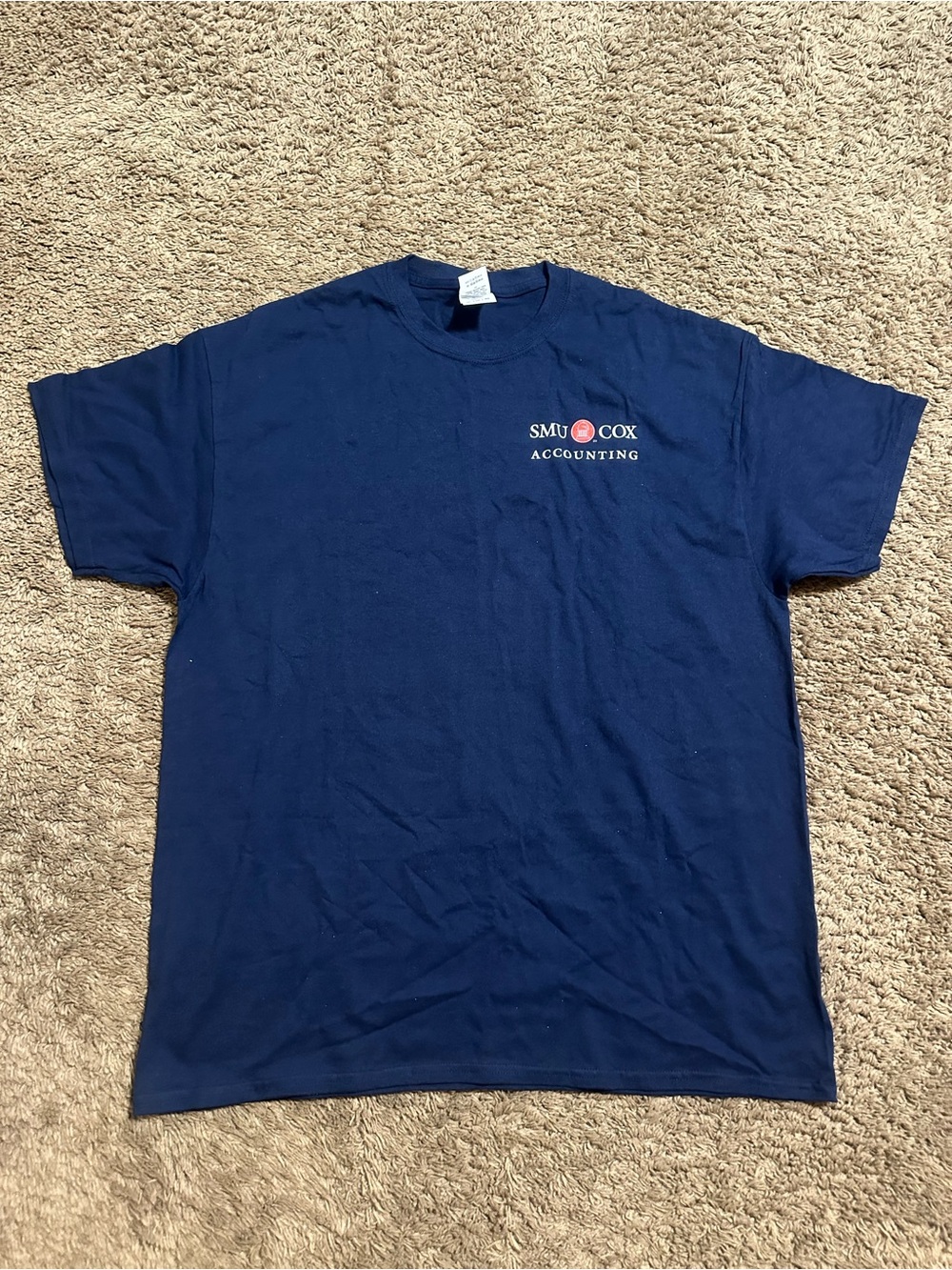 Vintage SMU Mustangs “Accounting” shirt 00s size Xl